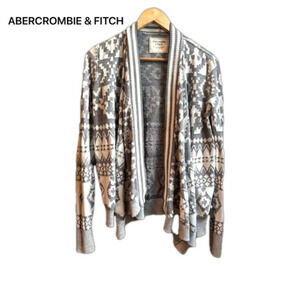 Abercrombie & Fitch Cardigan Women Small Aztec Long Sleeve Open F…